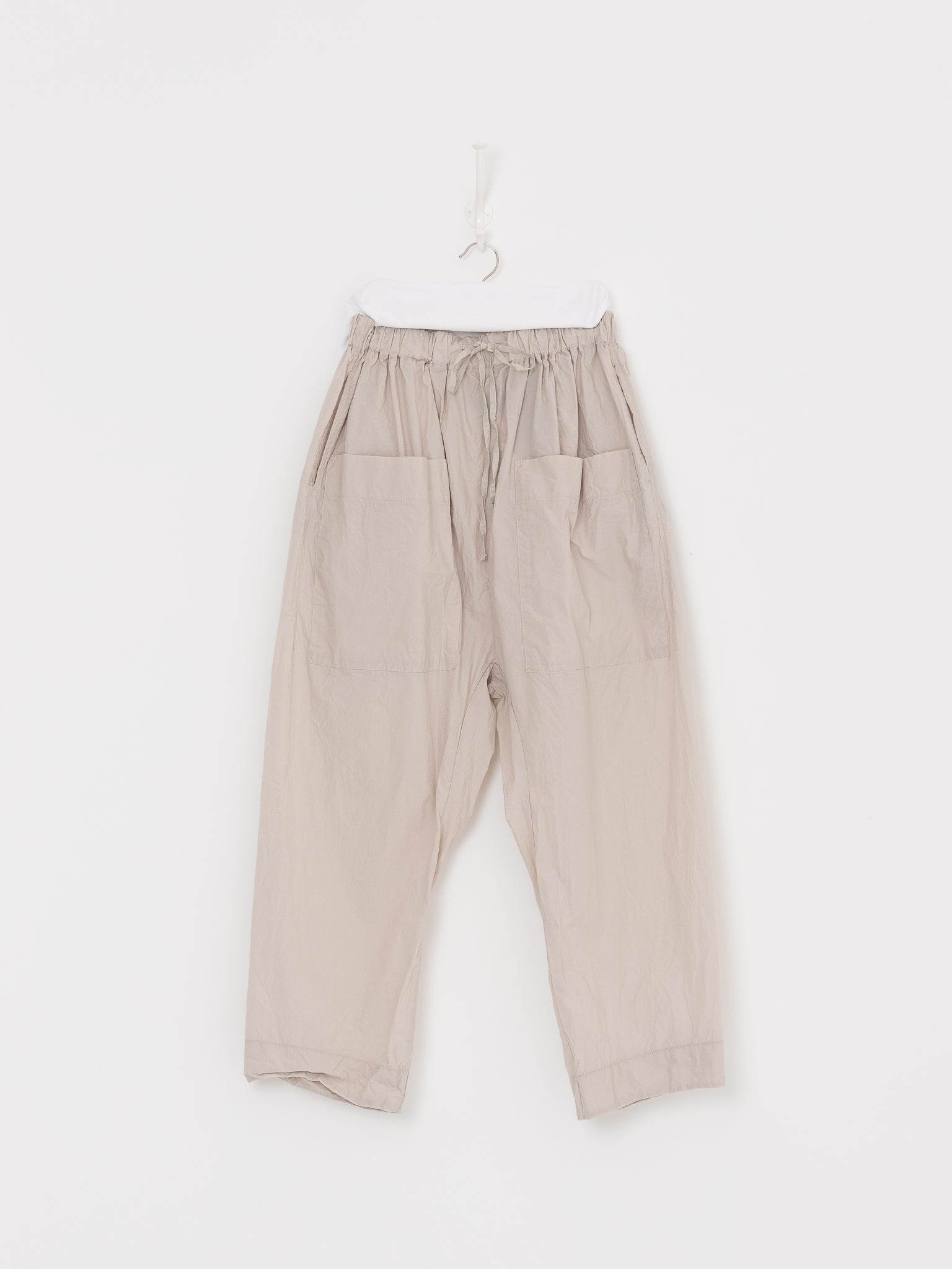 Album di Famiglia Braghe Trousers in Pebble TC - ALBUM DI FAMIGLIA at Worthwhile - shop PANT