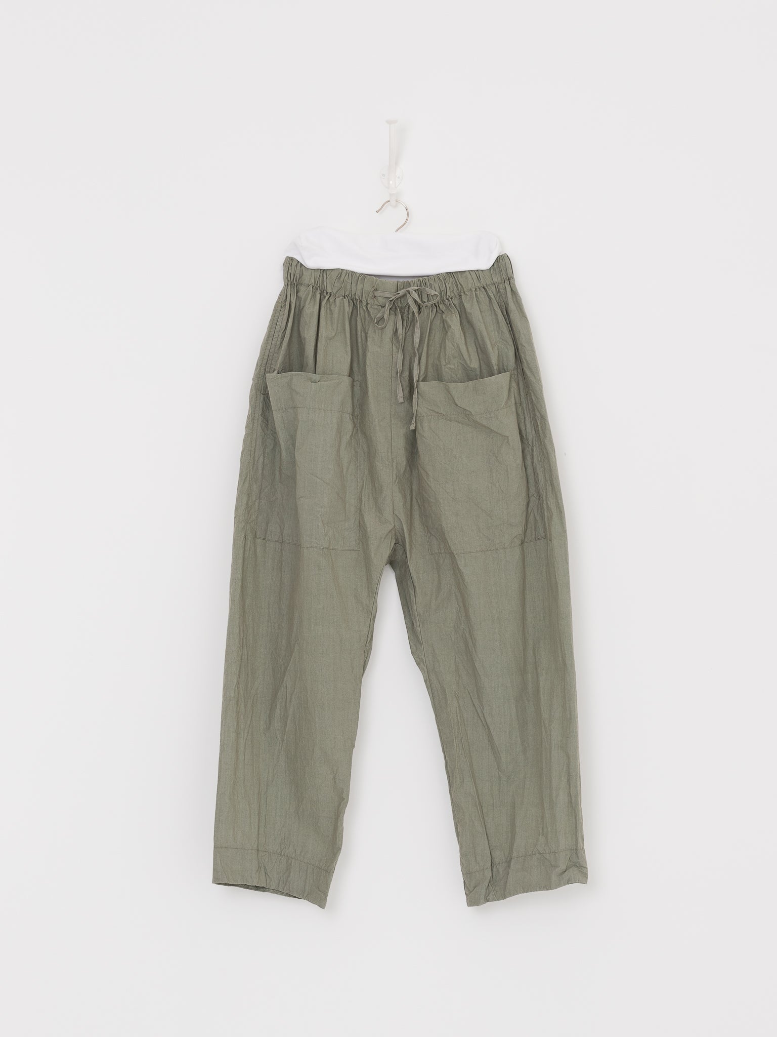 Album di Famiglia Braghe Trousers in Sage TC - ALBUM DI FAMIGLIA at Worthwhile - shop PANT