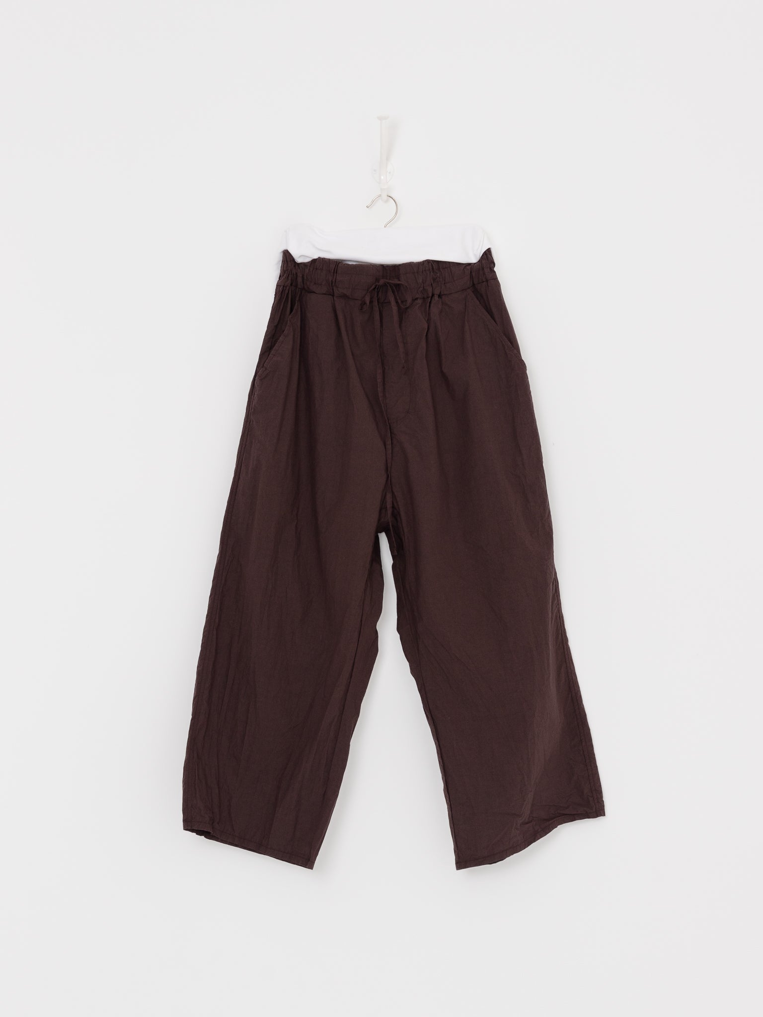 Album di Famiglia Wide & Short Trousers in Grape TC - ALBUM DI FAMIGLIA at Worthwhile - shop PANT