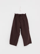 Album di Famiglia Wide & Short Trousers in Grape TC - ALBUM DI FAMIGLIA at Worthwhile - shop PANT