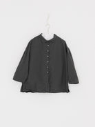 Album di Famiglia Short Collar Shirt in Thyme TC - ALBUM DI FAMIGLIA at Worthwhile - shop TOP