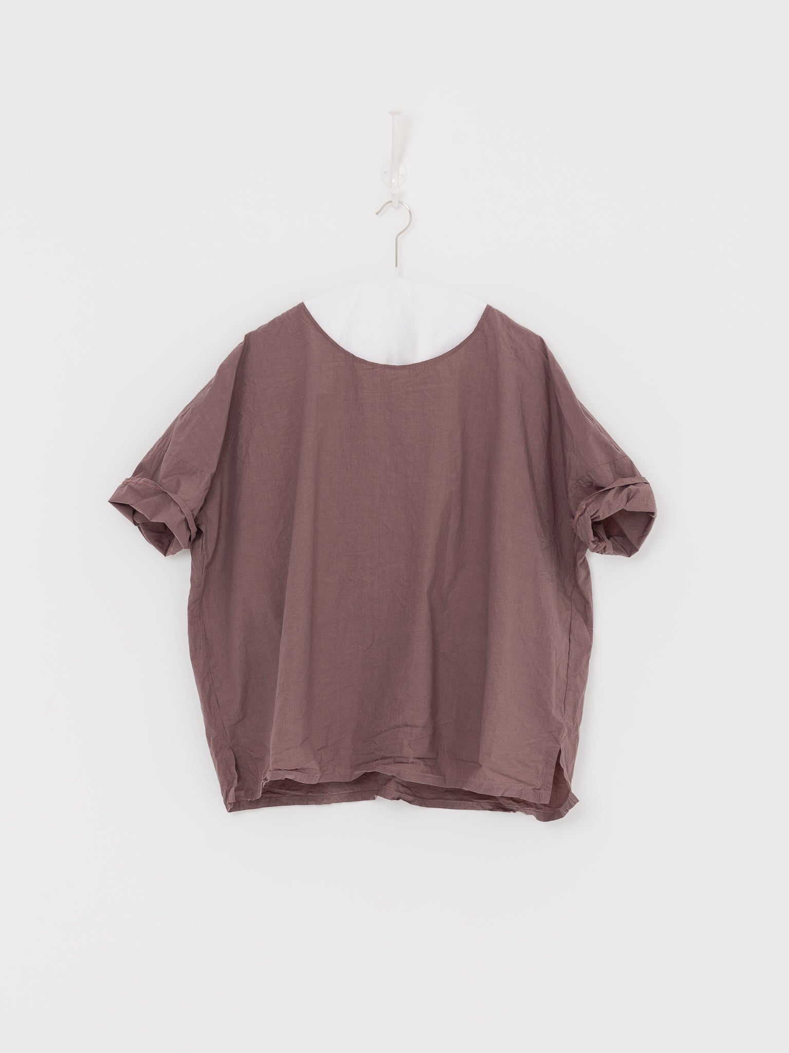 Album di Famiglia Simple Tee Shirt in Mauve TC - ALBUM DI FAMIGLIA at Worthwhile - shop TOP