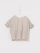 Album di Famiglia Simple Tee Shirt in Pebble TC - ALBUM DI FAMIGLIA at Worthwhile - shop TOP