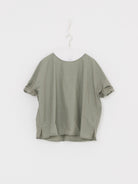 Album di Famiglia Simple Tee Shirt in Sage TC - ALBUM DI FAMIGLIA at Worthwhile - shop TOP