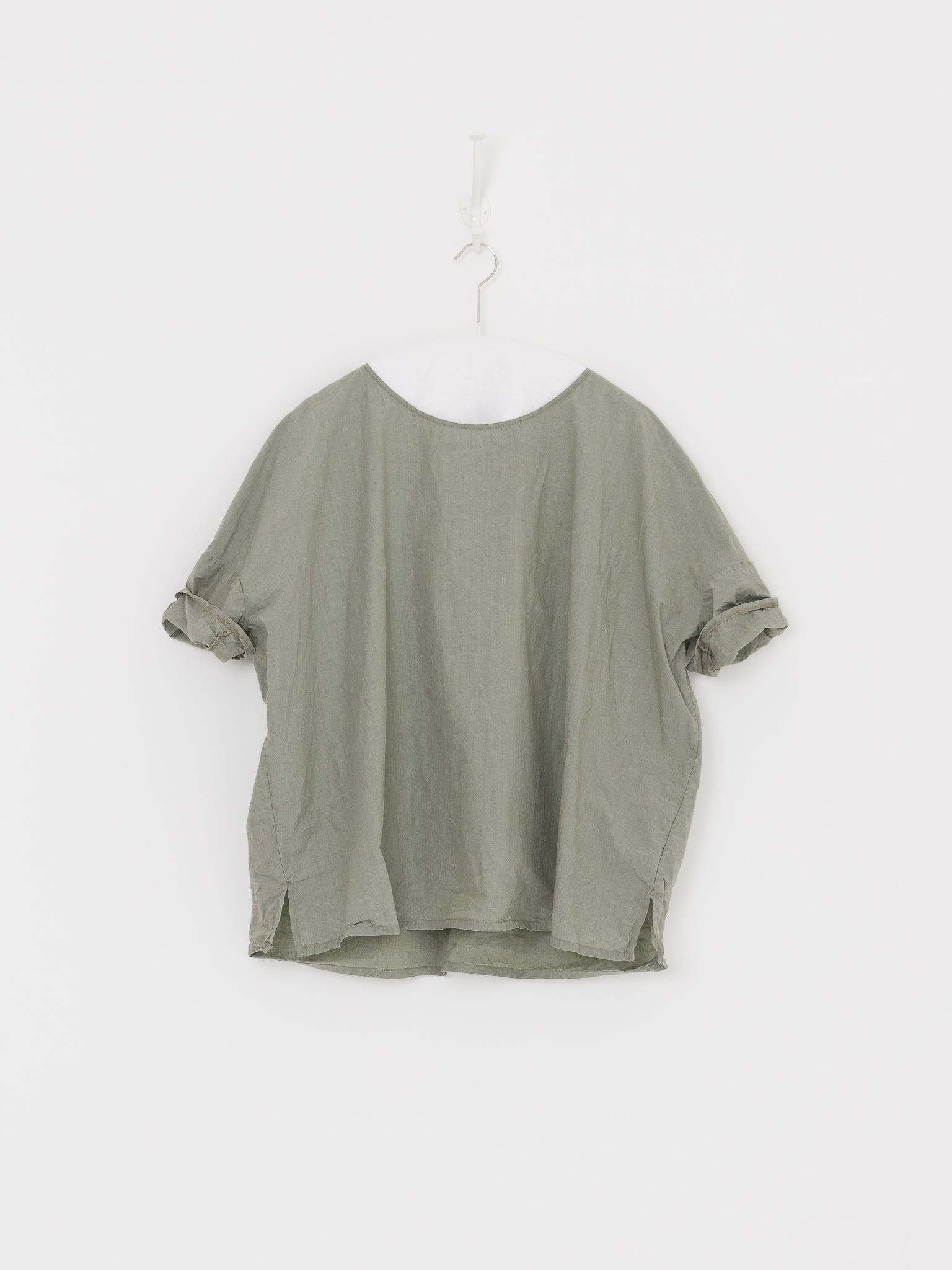Album di Famiglia Simple Tee Shirt in Sage TC - ALBUM DI FAMIGLIA at Worthwhile - shop TOP