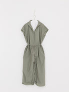 Album di Famiglia Collar Jumpsuit in Sage TC - ALBUM DI FAMIGLIA at Worthwhile - shop JUMPSUIT