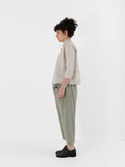 Album di Famiglia Braghe Trousers in Sage TC - ALBUM DI FAMIGLIA at Worthwhile - shop PANT