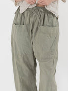 Album di Famiglia Braghe Trousers in Sage TC - ALBUM DI FAMIGLIA at Worthwhile - shop PANT