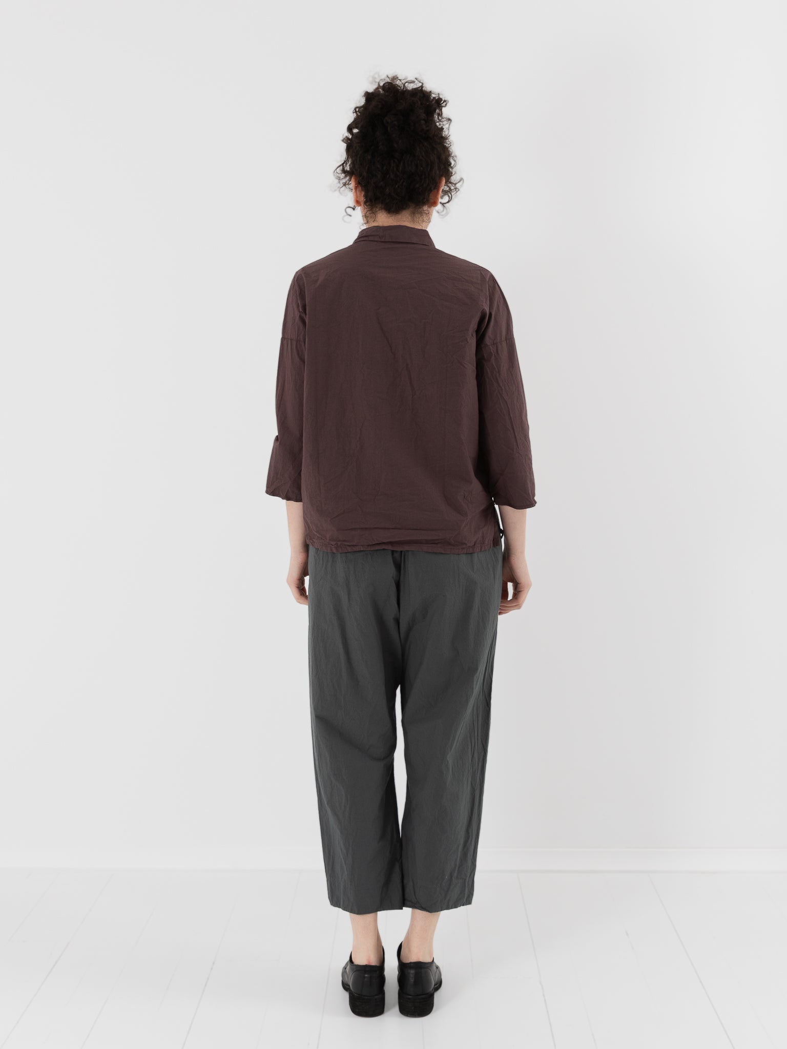 Album di Famiglia Braghe Trousers in Thyme TC - ALBUM DI FAMIGLIA at Worthwhile - shop PANT