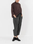 Album di Famiglia Braghe Trousers in Thyme TC - ALBUM DI FAMIGLIA at Worthwhile - shop PANT