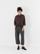 Album di Famiglia Braghe Trousers in Thyme TC - ALBUM DI FAMIGLIA at Worthwhile - shop PANT