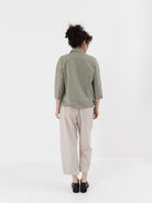 Album di Famiglia Braghe Trousers in Pebble TC - ALBUM DI FAMIGLIA at Worthwhile - shop PANT