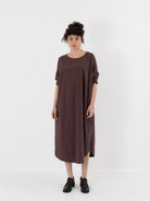 Album di Famiglia Tee Shirt Dress in Grape TC - ALBUM DI FAMIGLIA at Worthwhile - shop DRESS