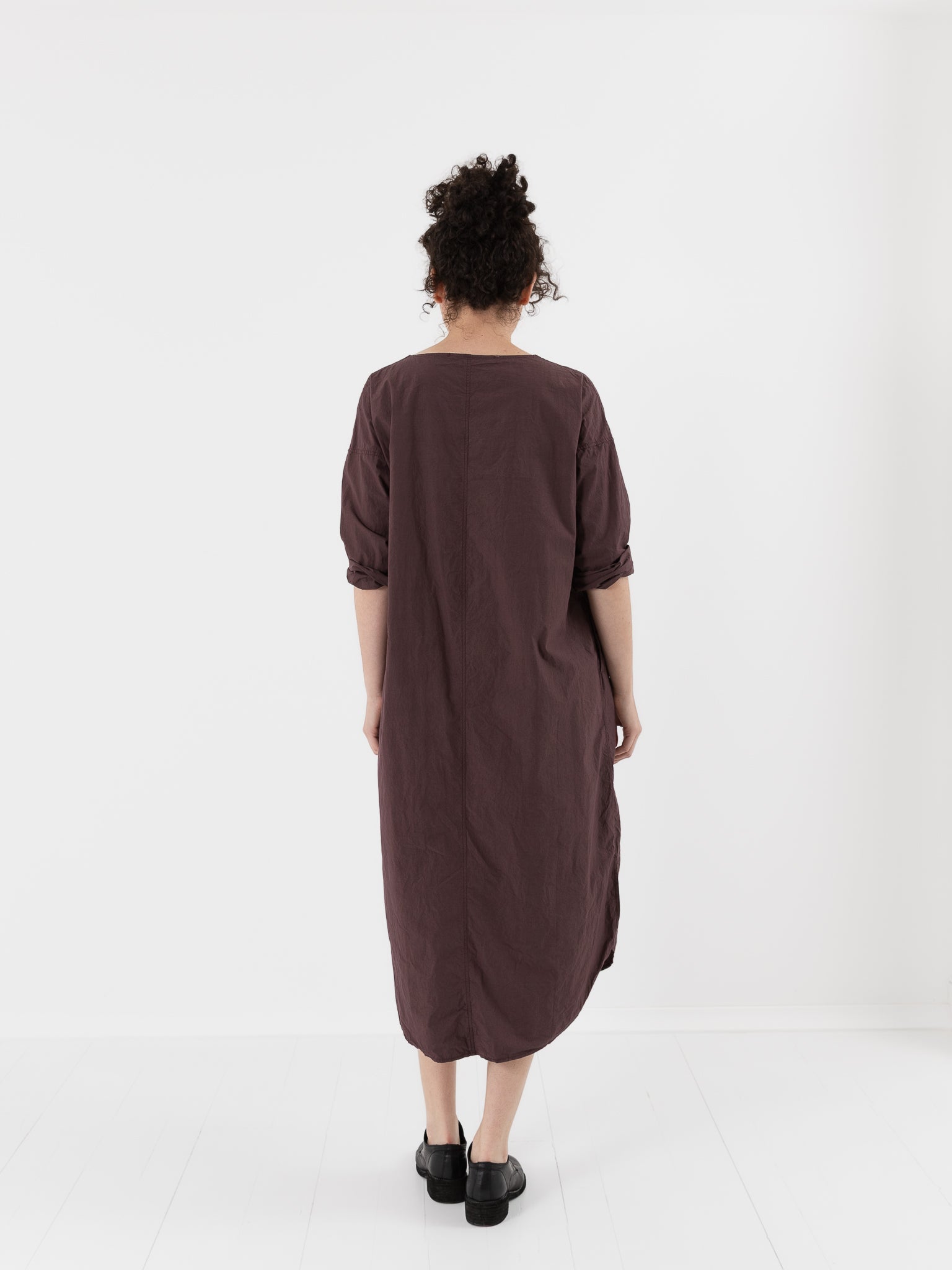 Album di Famiglia Tee Shirt Dress in Grape TC - ALBUM DI FAMIGLIA at Worthwhile - shop DRESS