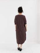 Album di Famiglia Tee Shirt Dress in Grape TC - ALBUM DI FAMIGLIA at Worthwhile - shop DRESS