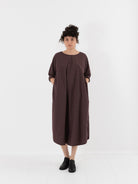 Album di Famiglia Tee Shirt Dress in Grape TC - ALBUM DI FAMIGLIA at Worthwhile - shop DRESS