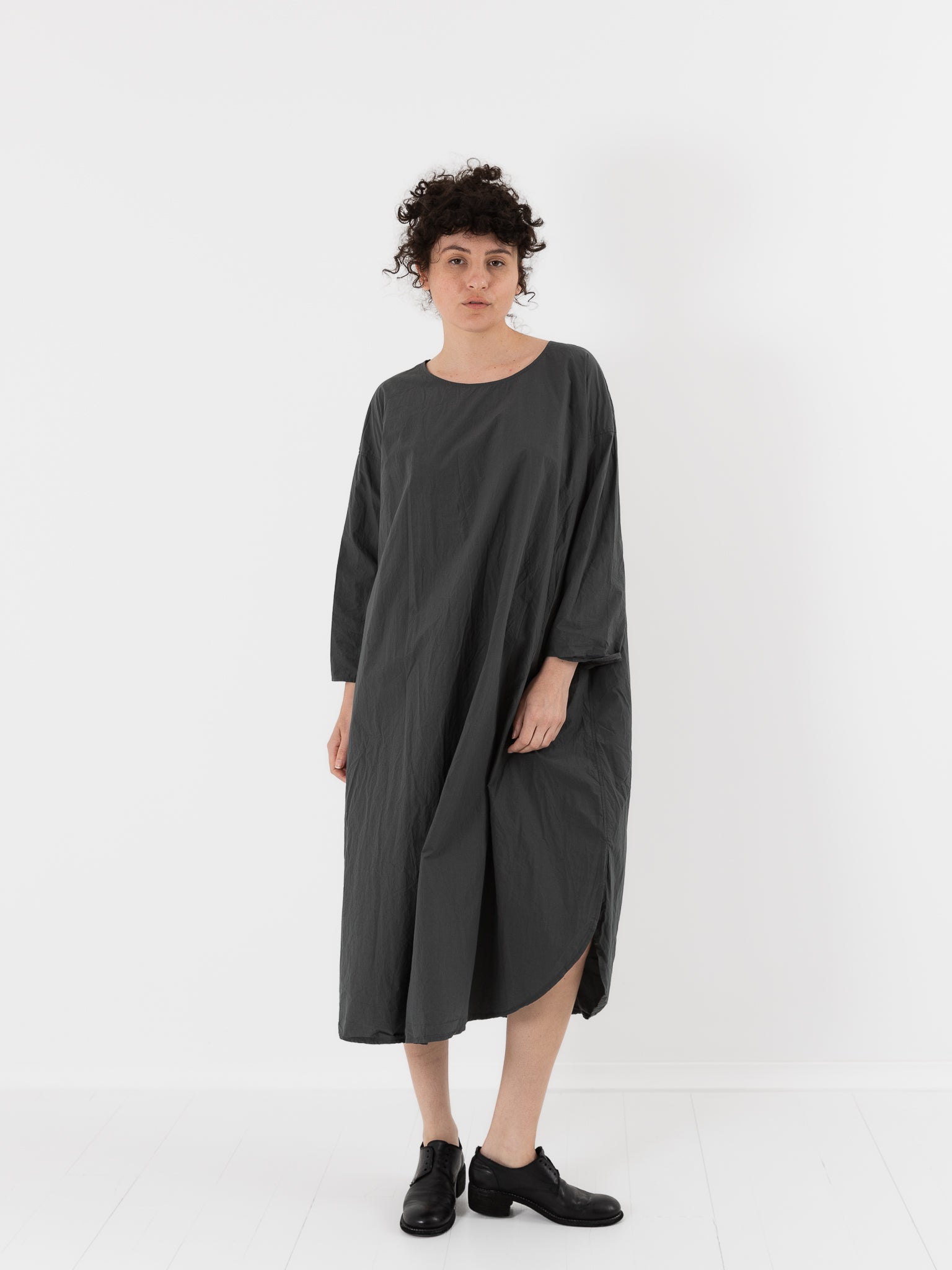 Album di Famiglia Tee Shirt Dress in Thyme TC - ALBUM DI FAMIGLIA at Worthwhile - shop DRESS