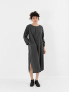 Album di Famiglia Tee Shirt Dress in Thyme TC - ALBUM DI FAMIGLIA at Worthwhile - shop DRESS