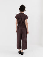 Album di Famiglia Collar Jumpsuit Grape TC - ALBUM DI FAMIGLIA at Worthwhile - shop JUMPSUIT