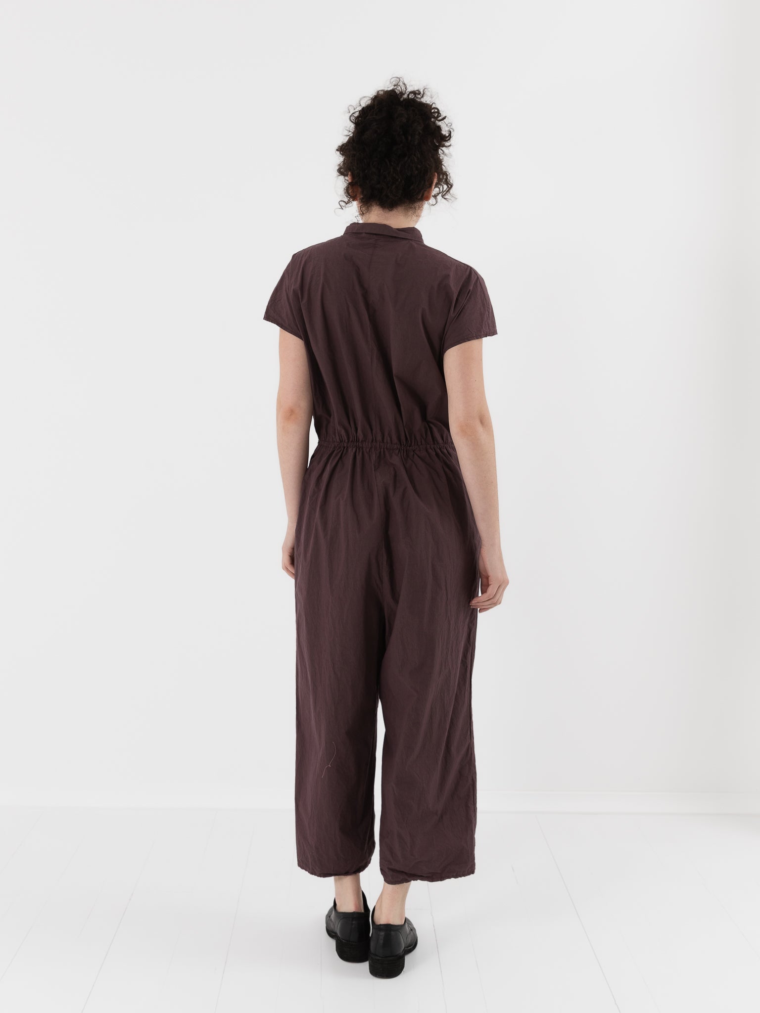 Album di Famiglia Collar Jumpsuit Grape TC - ALBUM DI FAMIGLIA at Worthwhile - shop JUMPSUIT