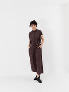 Album di Famiglia Collar Jumpsuit Grape TC - ALBUM DI FAMIGLIA at Worthwhile - shop JUMPSUIT