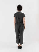 Album di Famiglia Collar Jumpsuit in Thyme TC - ALBUM DI FAMIGLIA at Worthwhile - shop JUMPSUIT