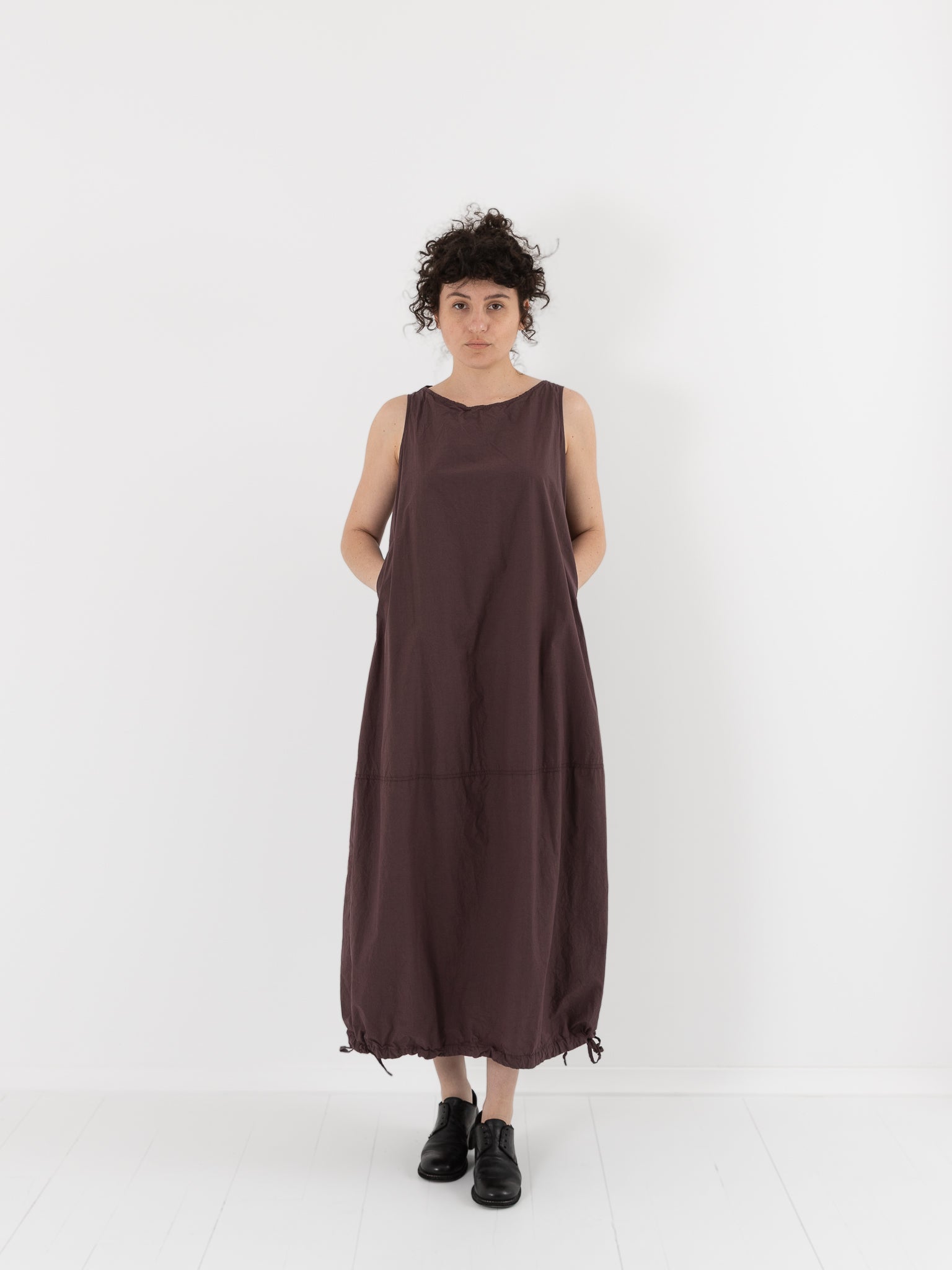 Album di Famiglia Balloon Dress in Grape TC - ALBUM DI FAMIGLIA at Worthwhile - shop DRESS