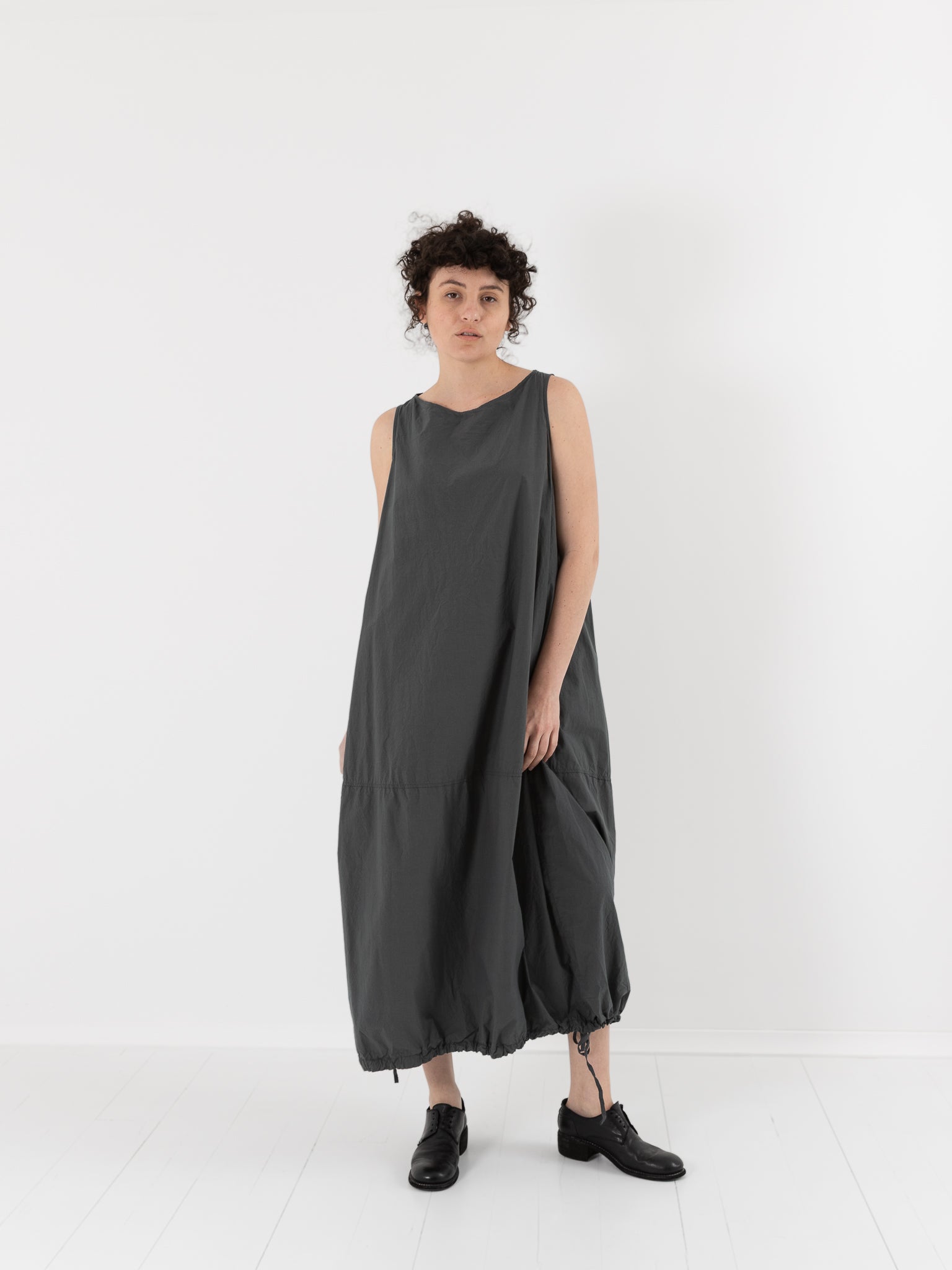 Album di Famiglia Balloon Dress in Thyme TC - ALBUM DI FAMIGLIA at Worthwhile - shop DRESS