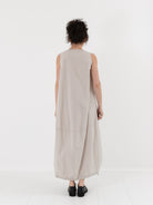 Album di Famiglia Balloon Dress in Pebble TC - ALBUM DI FAMIGLIA at Worthwhile - shop DRESS