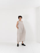 Album di Famiglia Balloon Dress in Pebble TC - ALBUM DI FAMIGLIA at Worthwhile - shop DRESS