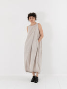 Album di Famiglia Balloon Dress in Pebble TC - ALBUM DI FAMIGLIA at Worthwhile - shop DRESS
