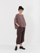 Album di Famiglia Simple Tee Shirt in Mauve TC - ALBUM DI FAMIGLIA at Worthwhile - shop TOP
