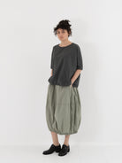 Album di Famiglia Balloon Skirt in Sage TC - ALBUM DI FAMIGLIA at Worthwhile - shop SKIRT