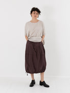 Album di Famiglia Balloon Skirt in Grape TC - ALBUM DI FAMIGLIA at Worthwhile - shop SKIRT