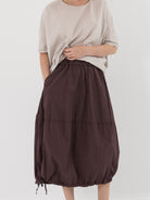 Album di Famiglia Balloon Skirt in Grape TC - ALBUM DI FAMIGLIA at Worthwhile - shop SKIRT