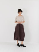 Album di Famiglia Balloon Skirt in Grape TC - ALBUM DI FAMIGLIA at Worthwhile - shop SKIRT