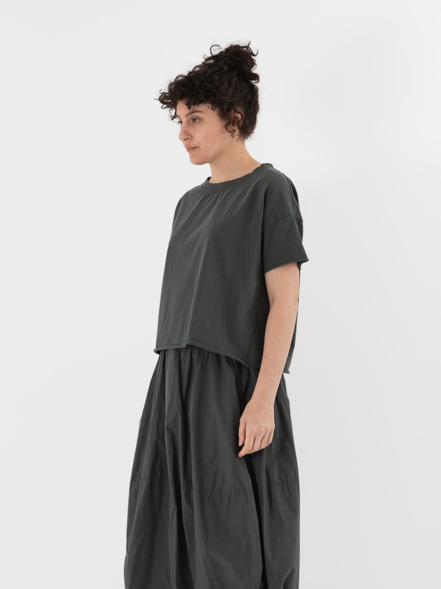 Album di Famiglia Tee Shirt in Thyme HC - ALBUM DI FAMIGLIA at Worthwhile - shop TOP