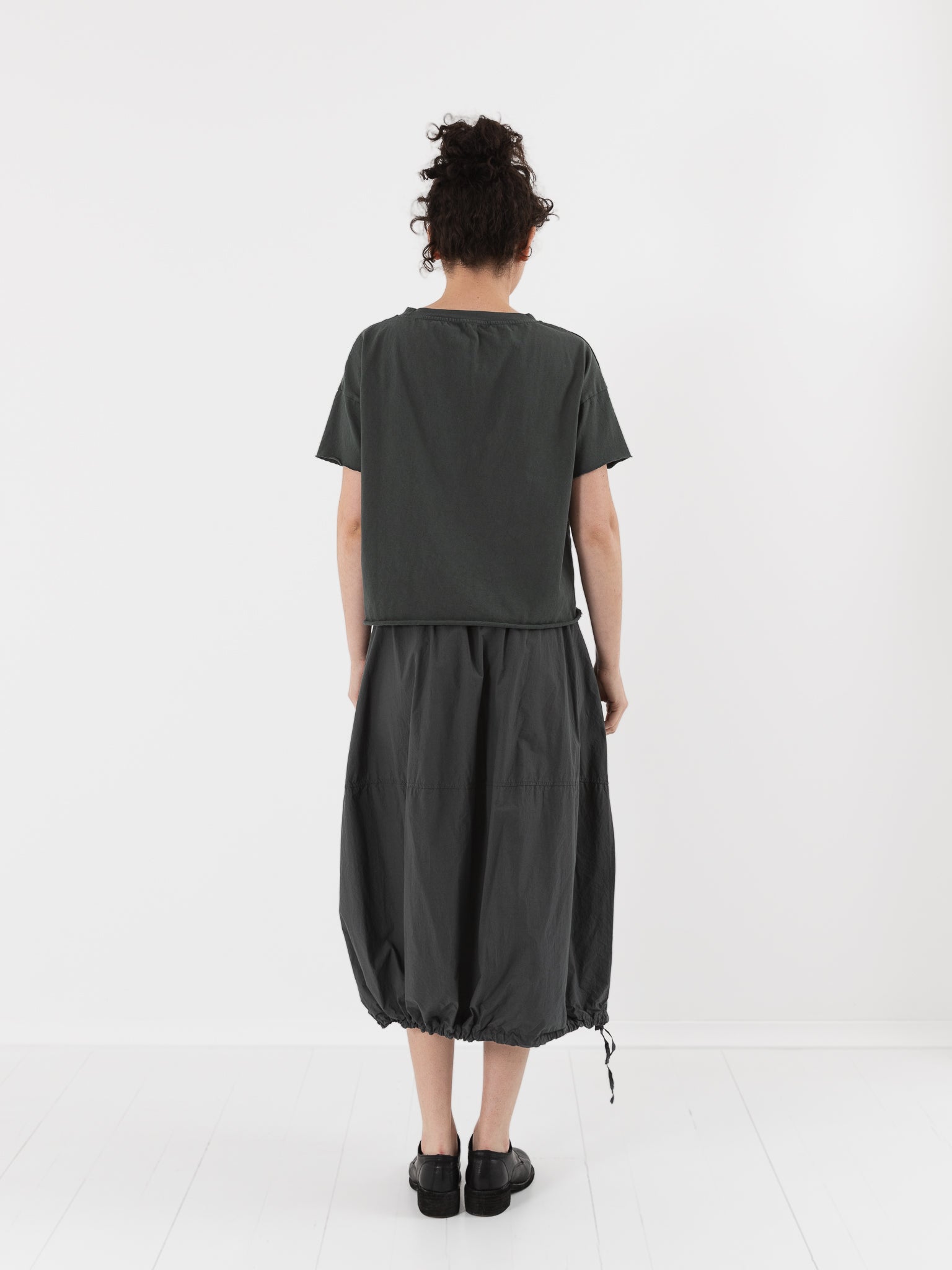 Album di Famiglia Balloon Skirt in Thyme TC - ALBUM DI FAMIGLIA at Worthwhile - shop SKIRT