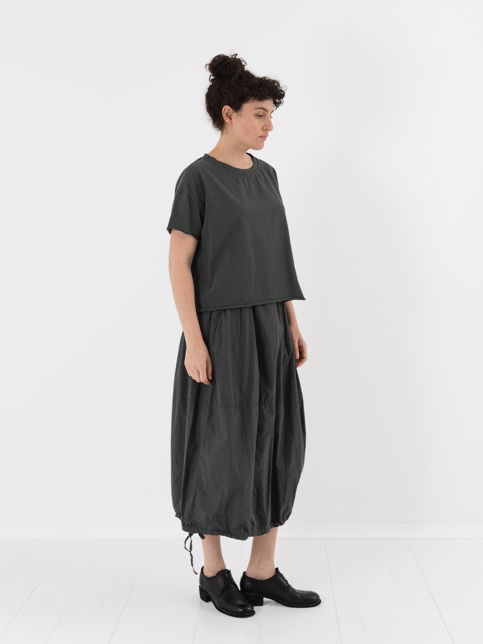Album di Famiglia Balloon Skirt in Thyme TC - ALBUM DI FAMIGLIA at Worthwhile - shop SKIRT
