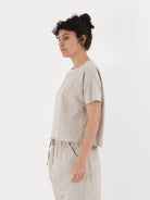 Album di Famiglia Tee Shirt in Pebble HC - ALBUM DI FAMIGLIA at Worthwhile - shop TOP