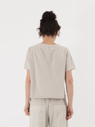 Album di Famiglia Tee Shirt in Pebble HC - ALBUM DI FAMIGLIA at Worthwhile - shop TOP