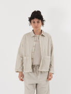 Album di Famiglia Over Shirt in Pebble CC - ALBUM DI FAMIGLIA at Worthwhile - shop JACKET