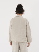 Album di Famiglia Over Shirt in Pebble CC - ALBUM DI FAMIGLIA at Worthwhile - shop JACKET