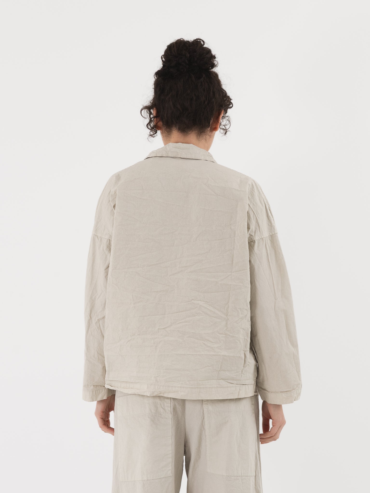 Album di Famiglia Over Shirt in Pebble CC - ALBUM DI FAMIGLIA at Worthwhile - shop JACKET