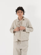 Album di Famiglia Over Shirt in Pebble CC - ALBUM DI FAMIGLIA at Worthwhile - shop JACKET