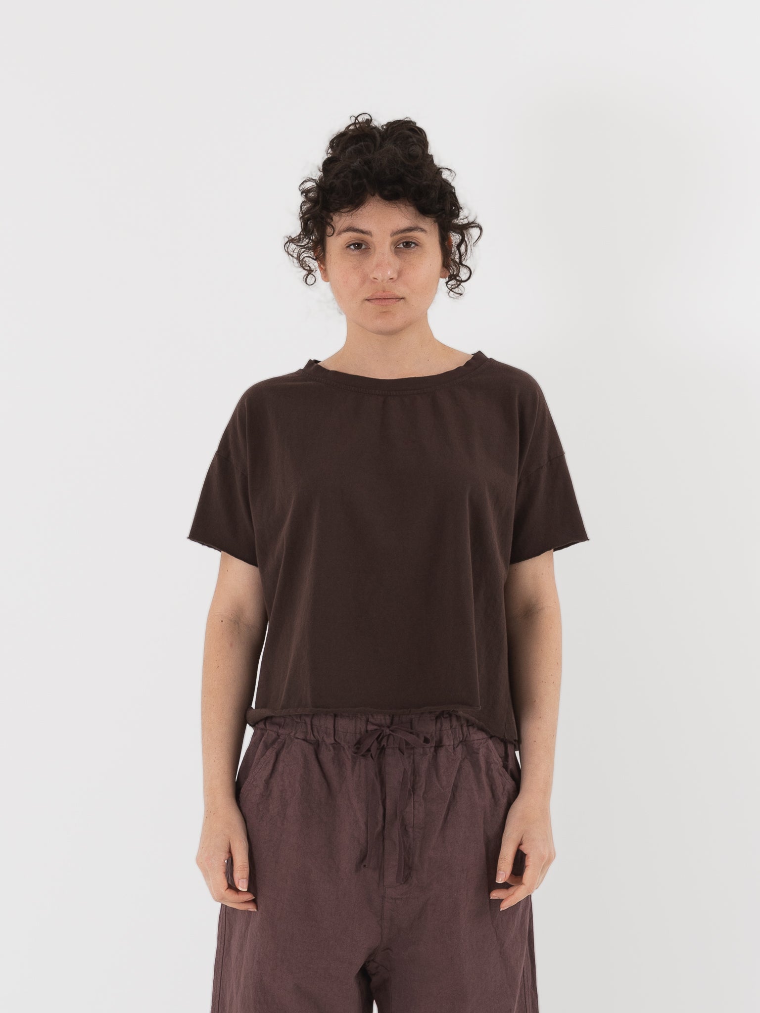 Album di Famiglia Tee Shirt in Grape HC - ALBUM DI FAMIGLIA at Worthwhile - shop TOP