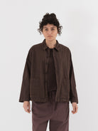 Album di Famiglia Over Shirt in Grape CC - ALBUM DI FAMIGLIA at Worthwhile - shop JACKET