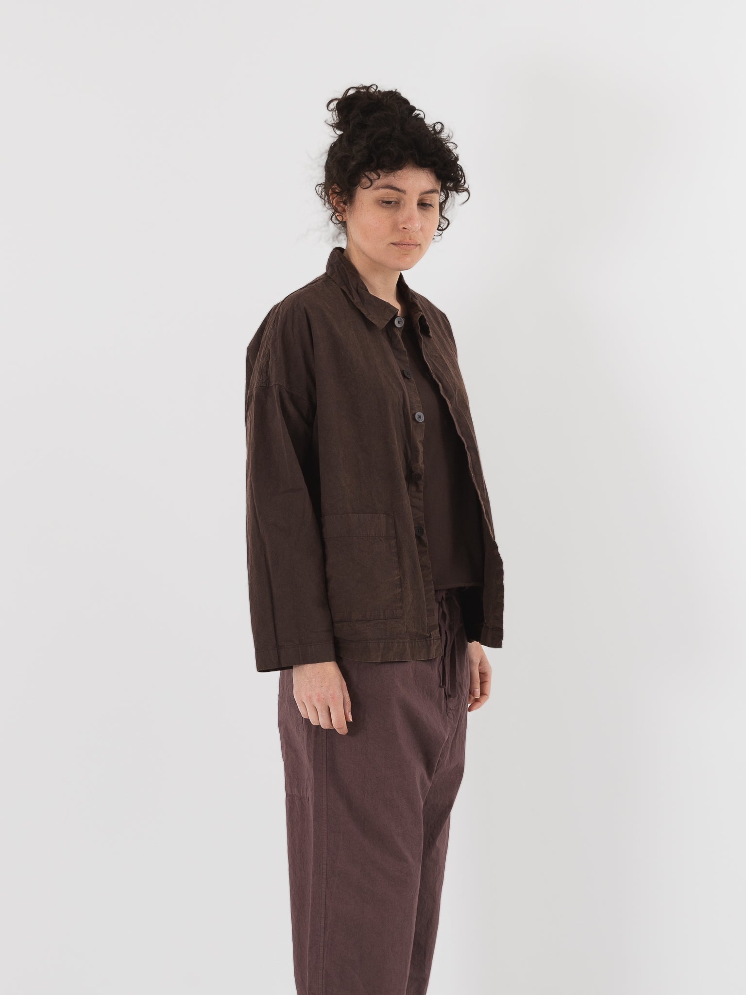 Album di Famiglia Over Shirt in Grape CC - ALBUM DI FAMIGLIA at Worthwhile - shop JACKET