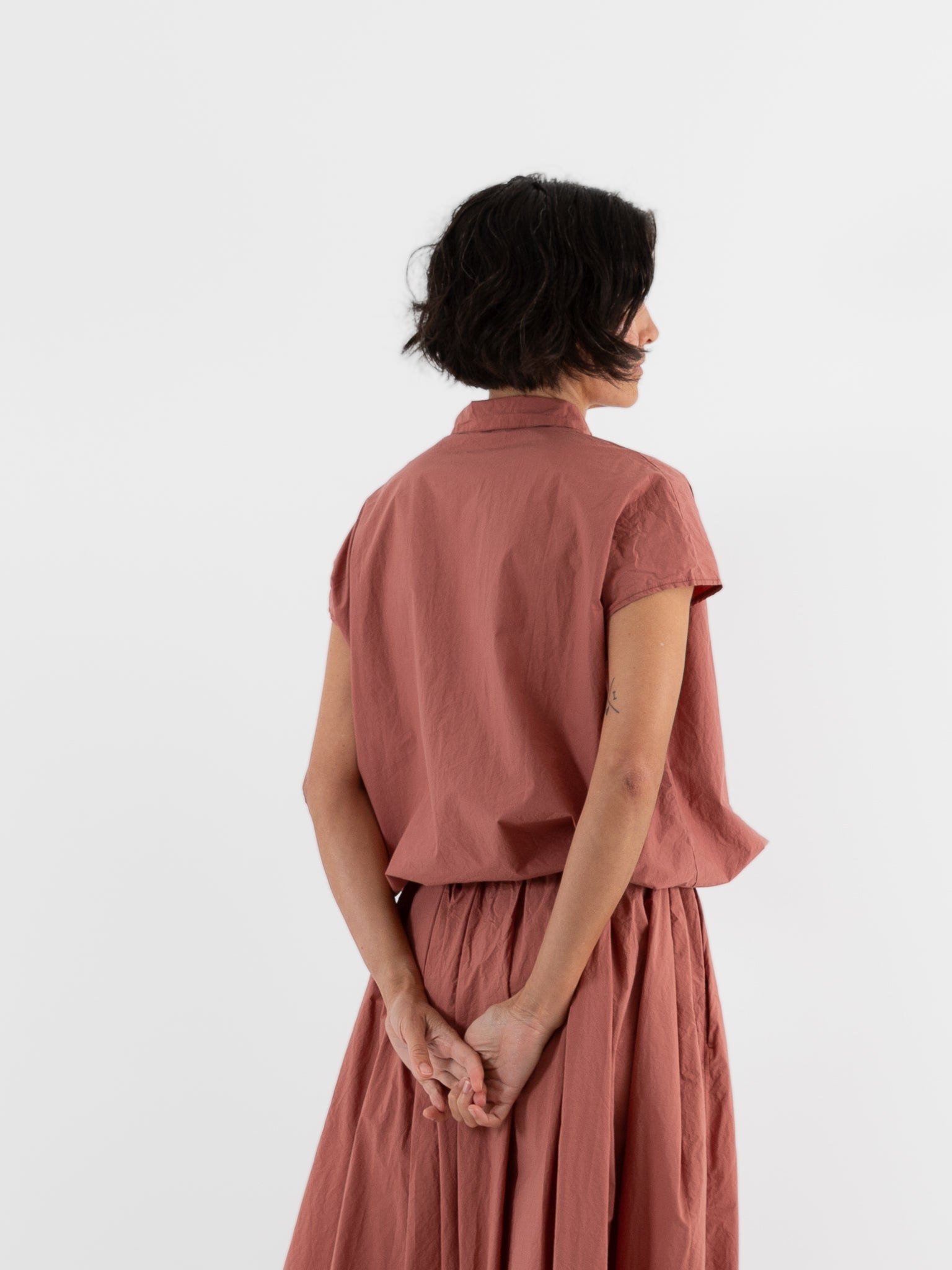 Album Di Famiglia Short Sleeveless Tie Shirt at Worthwhile