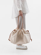 Amiacalva Scarecrow Medium Tote in White - AMIACALVA at Worthwhile - shop BAG